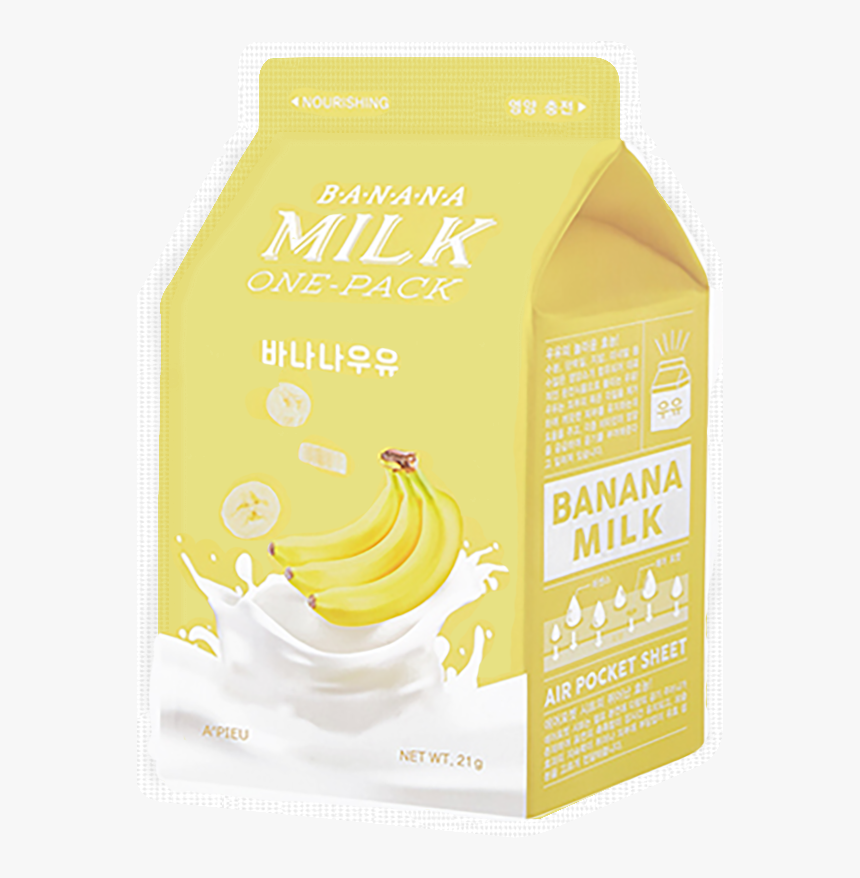 Pieu Banana Milk One Pack, HD Png Download