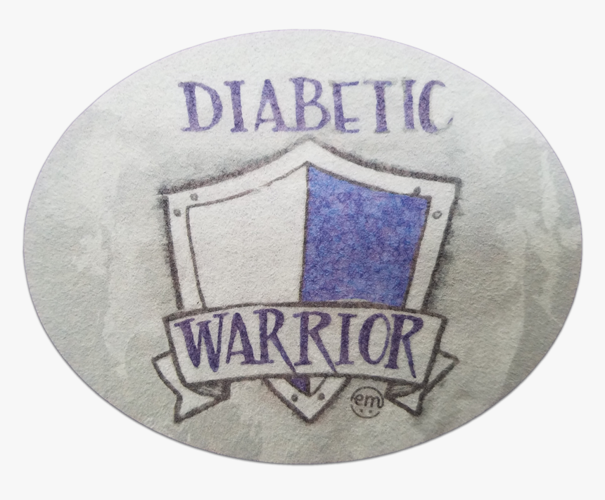 Expressionmed Diabetic Warrior Enlite/guardian Tape - Badge, HD Png Download