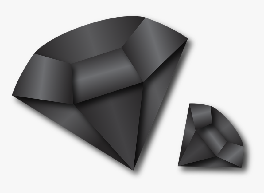 Art, Black, Bling, Bright, Brilliant, Clip, Crystal - เพชร สี ดำ, HD Png Download