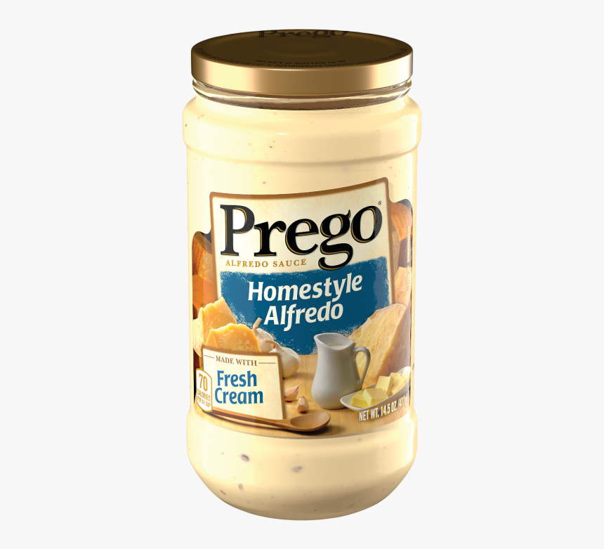 Nut-butter - Prego Homestyle Alfredo Sauce, HD Png Download