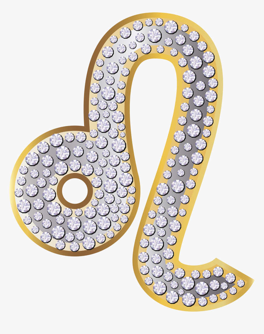 Clip Art Bling Clip Art - Zodiac Sign Leo Gold, HD Png Download