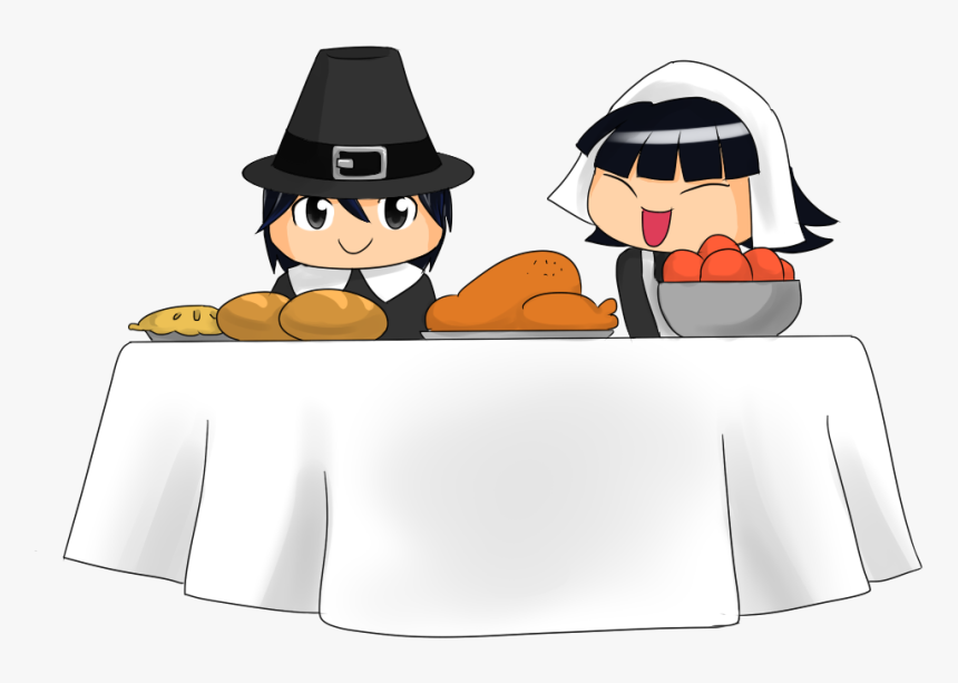 Pilgrim Transparent Cute Thanksgiving, HD Png Download