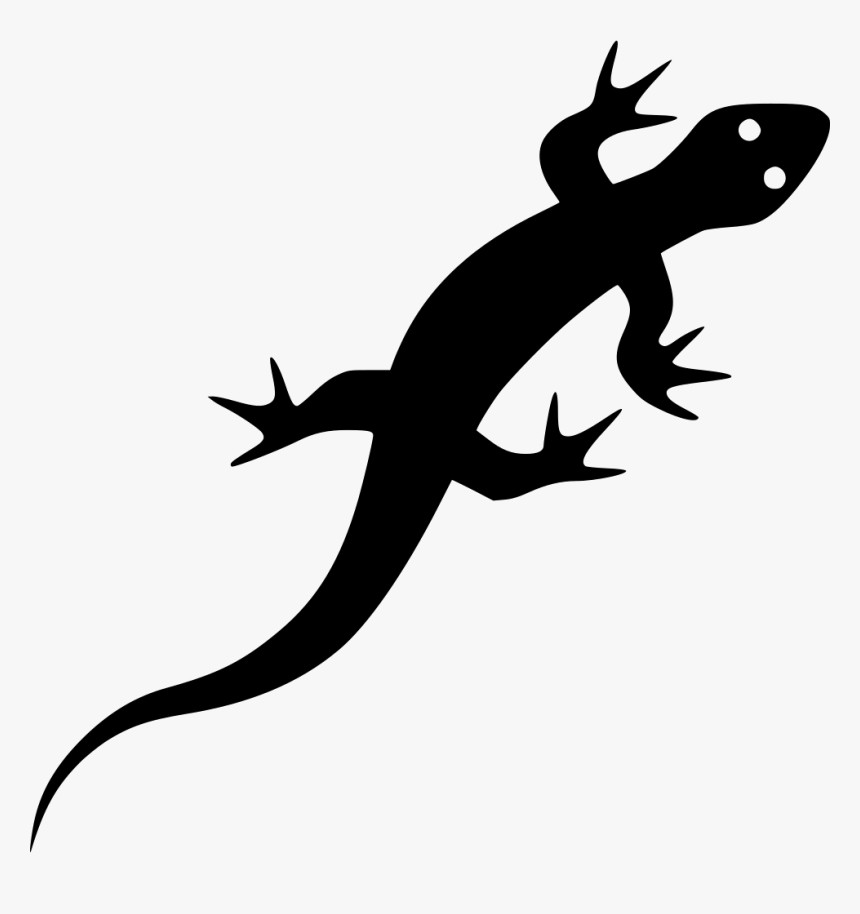 Lizard Reptile Green Iguana Vector Graphics Illustration - Lizard Icon, HD Png Download
