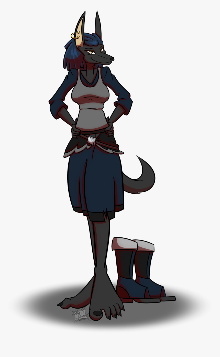 Jackal Girl Nisha - Transparent Furry Png, Png Download