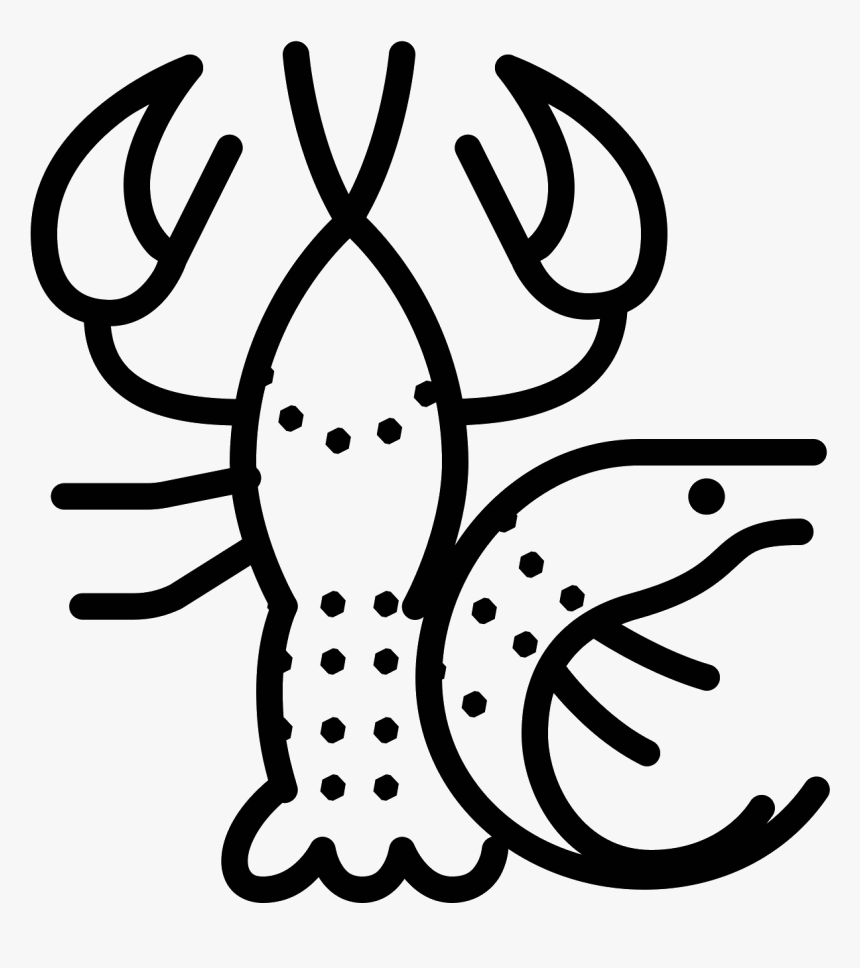 Shrimp And Lobster Icon, HD Png Download