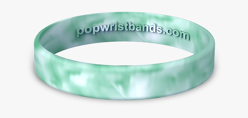 Green And White Swirl Wristbands, HD Png Download