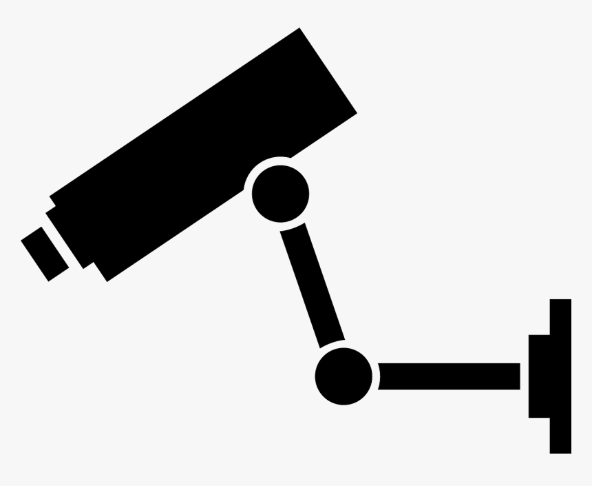 Cctv Camera Clipart - Security Camera Clipart, HD Png Download