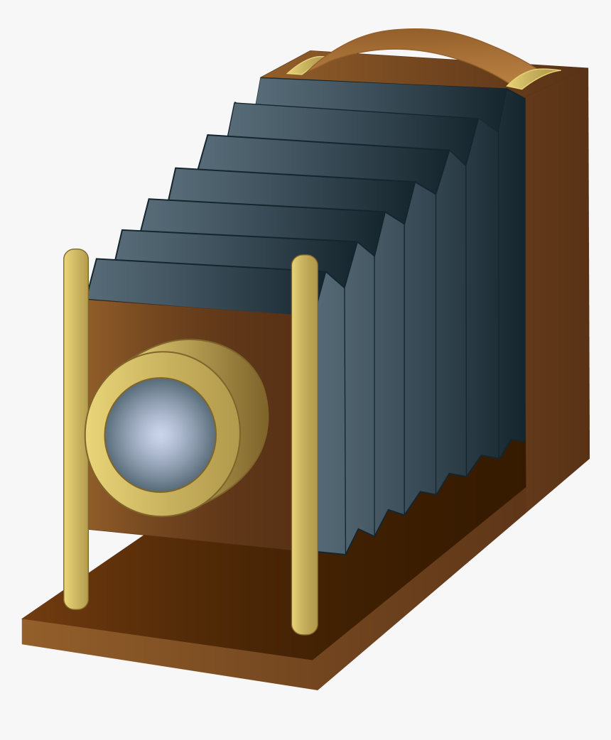 Camara Vector Clip Art - Antique Camera Clip Art, HD Png Download