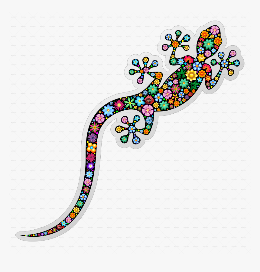 Gecko Lizard-png - Lizard Art Png, Transparent Png