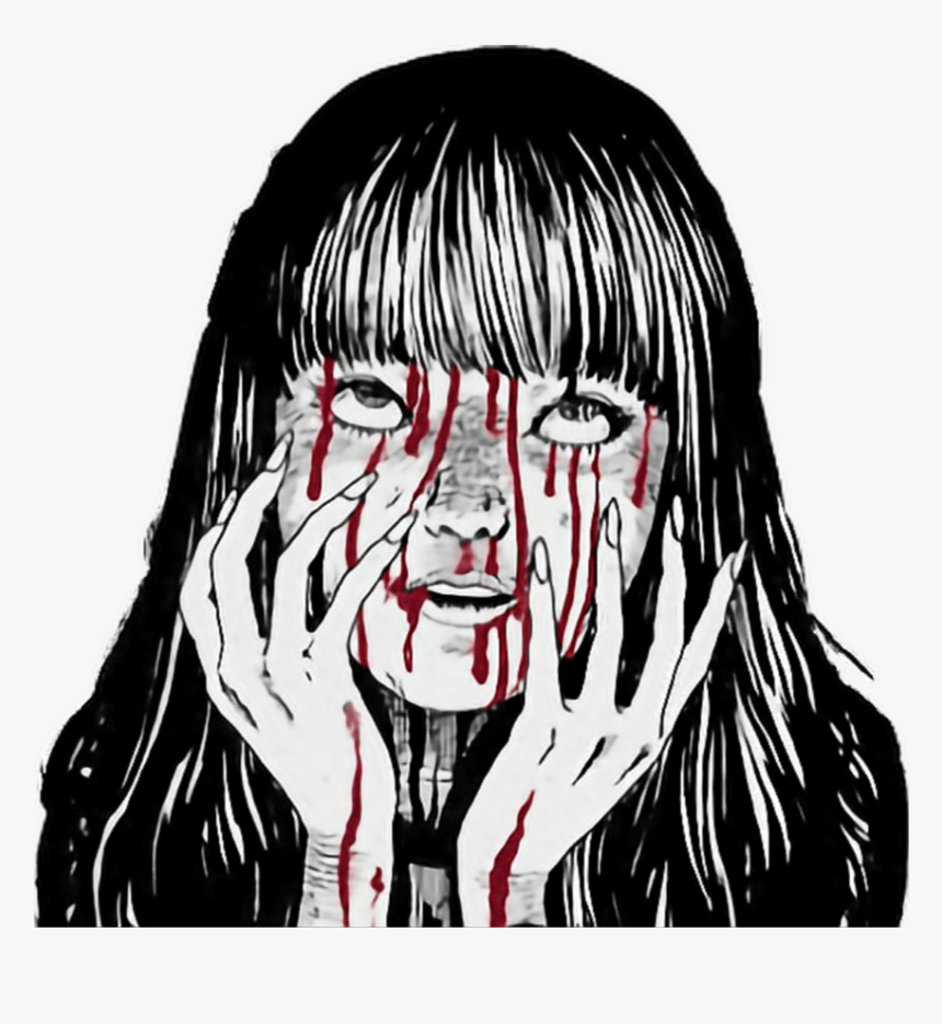 #creepy #horror #scary #remixit #grunge #aesthetic - Junji Ito Snow White, HD Png Download