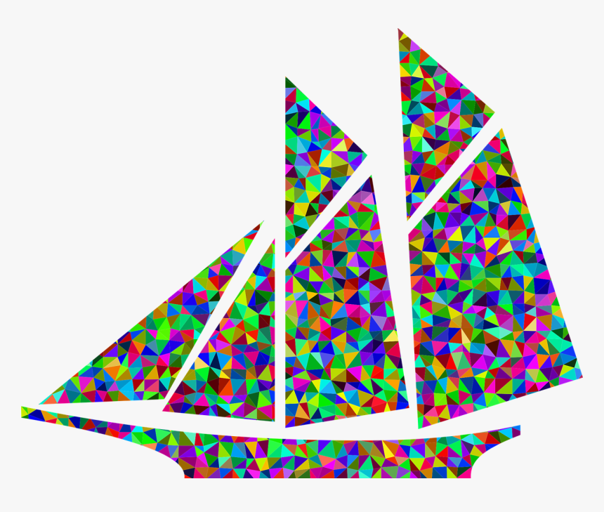Sailboat Silhouette, HD Png Download