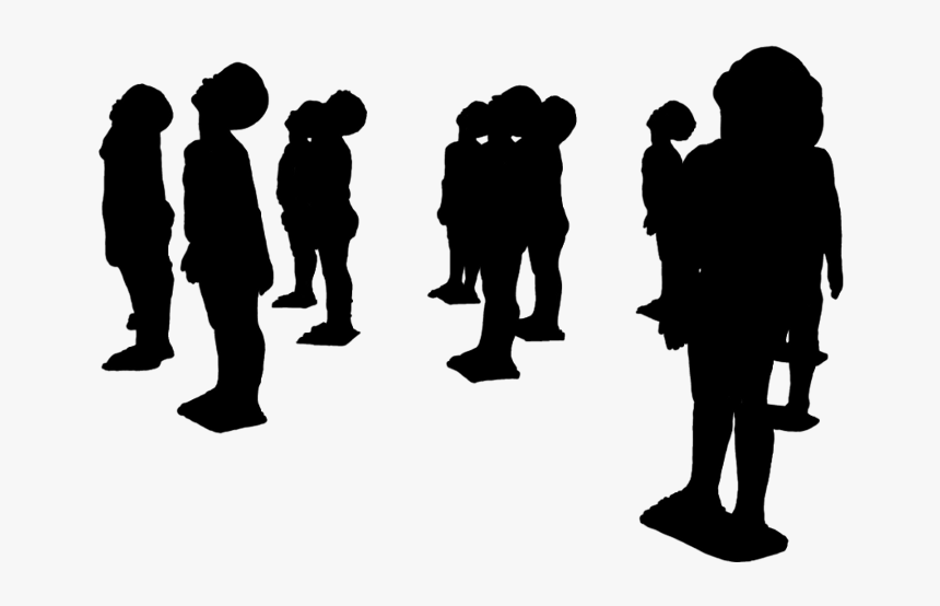 #scsilhouette #people #looking #children #vipshoutout - Silhouette, HD Png Download