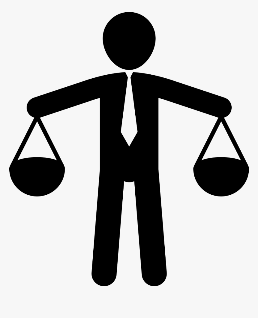 Man With Two Objects In His Hands Looking Like A Human - Human Resource Development Icon, HD Png Download