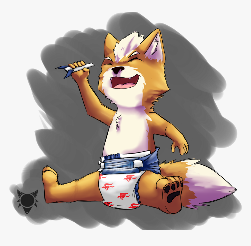 Baby Fox Mccloud - Fox Mccloud Star Fox Shower, HD Png Download