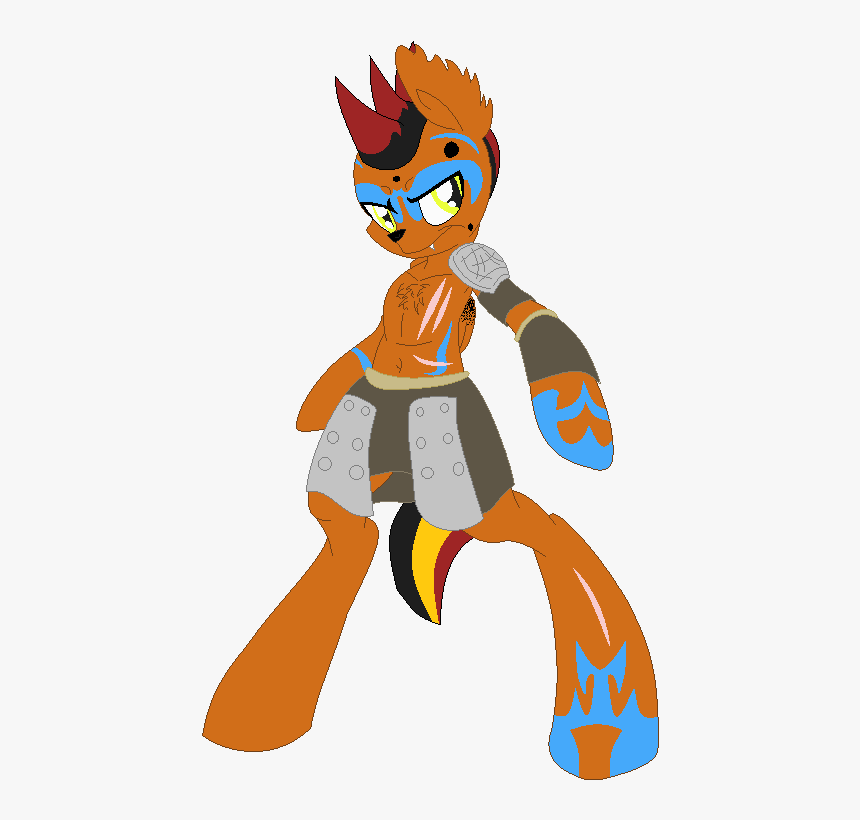 The Wolf Under Pony Skin By Warthogs117 - Furry Tribal, HD Png Download