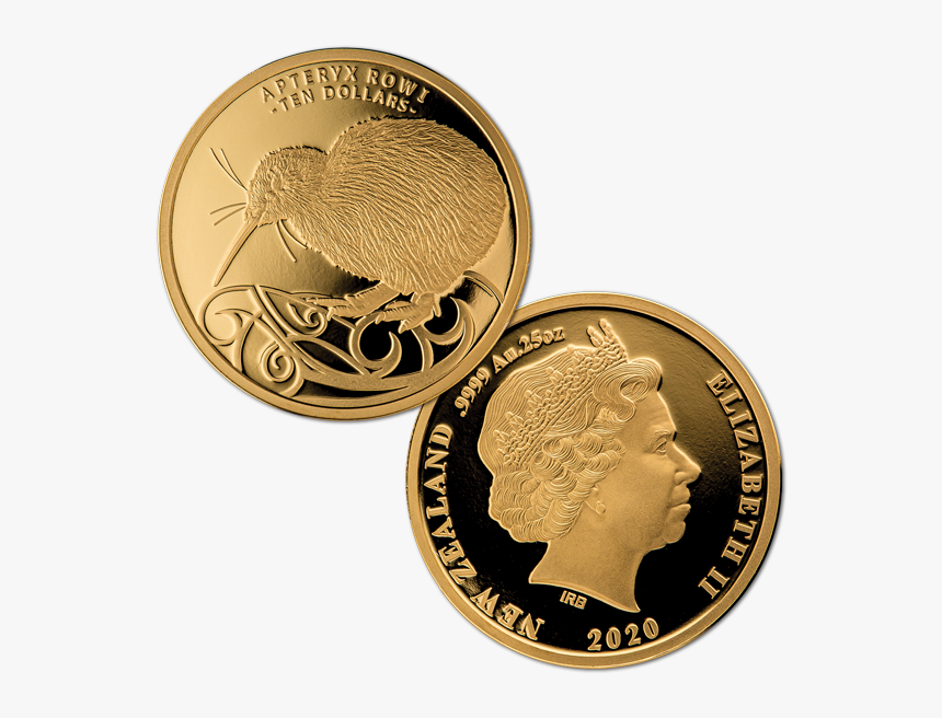 2020 Kiwi 1 4oz Gold Proof Coin, HD Png Download