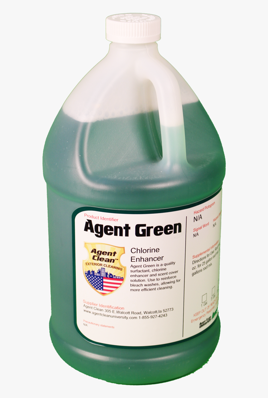 Agent Clean - Agent Green - Chlorine Enhancer - - Plastic, HD Png Download