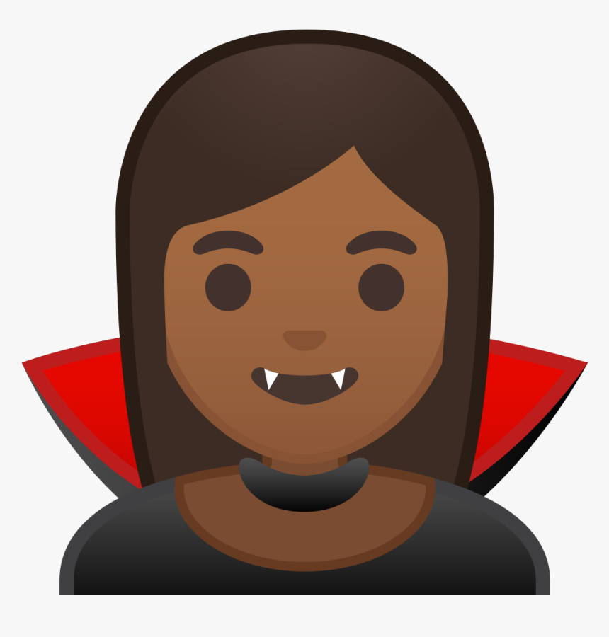 Woman Vampire Medium Dark Skin Tone Icon - Woman Gesturing No Icon, HD Png Download
