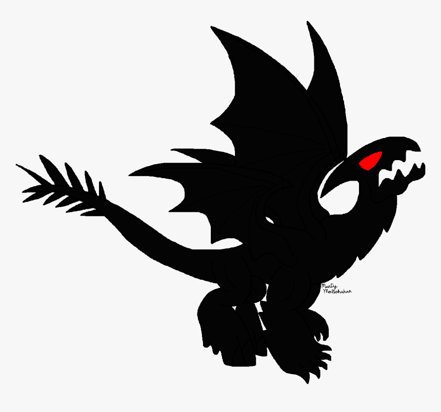 Dragon Silhouette Legendary Creature Supernatural Clip - Illustration, HD Png Download