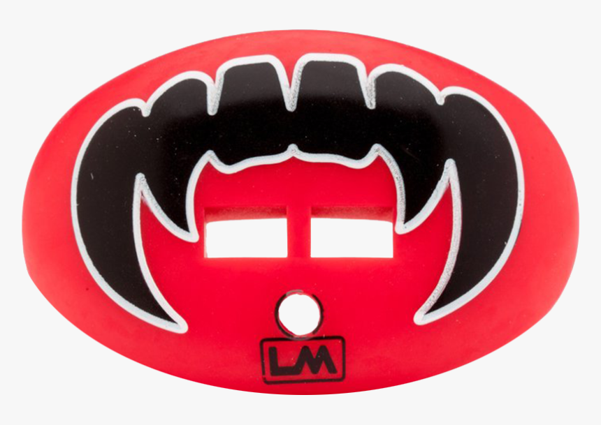 Loudmouthguards Vampire Fangs Falcon Red Black 850867006222 - Emblem, HD Png Download