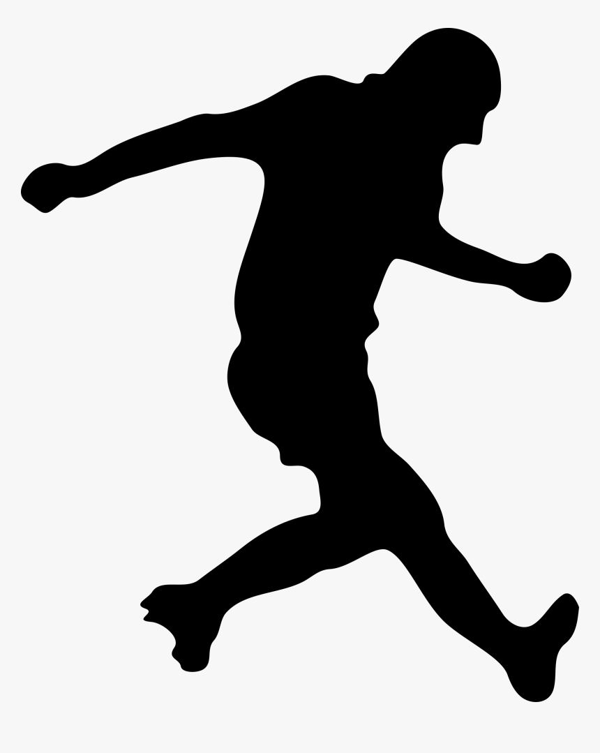 Soccer Player Silhouette, HD Png Download