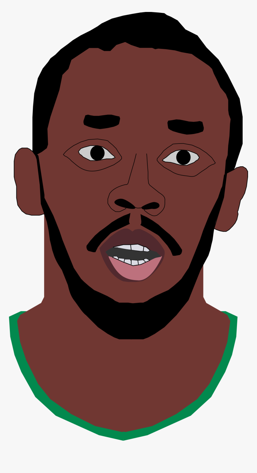 Usain Bolt's Head Transparent Background, HD Png Download