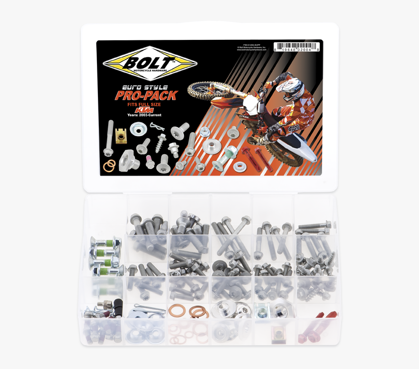 Euro Style Pro Packs For Ktm - Bolt Motorcycle Hardware 200cc, HD Png Download