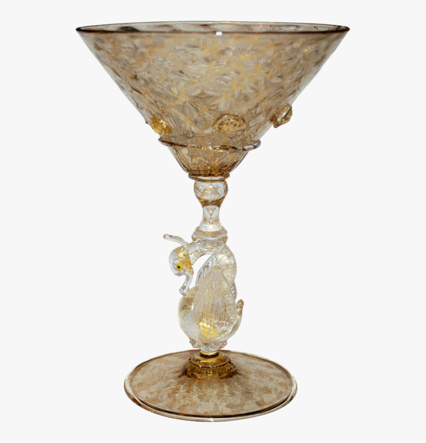 Vintage Glass Murano Goblets, HD Png Download