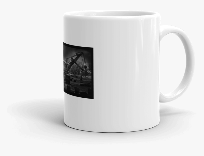 L Cc Steam Shovel In Cemetery Mug Coffee - Coffee Cup, HD Png Download