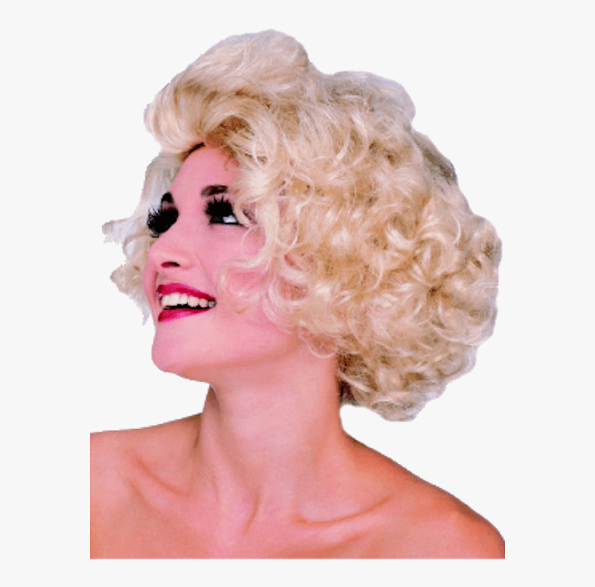 Transparent Blond Wig Png - Wig, Png Download