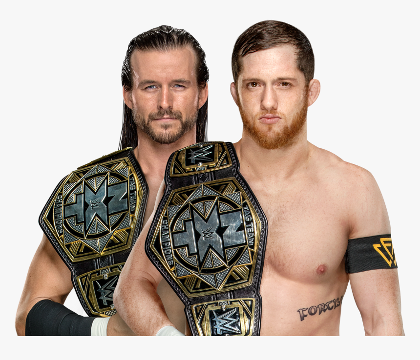 Here S Adam Cole, Stealing Bobby Fish S Arm Because - Undisputed Era Nxt Tag Team Championship, HD Png Download