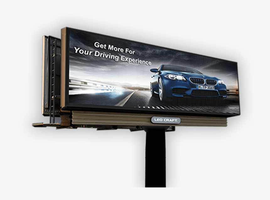 Led Digital Advertising Wall Png - Billboards Png, Transparent Png