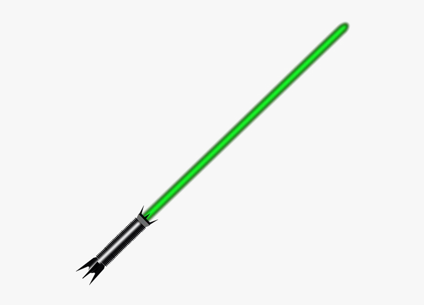 Green Lightsaber Png High-quality Image - Star Wars Lightsaber Clip Art, Transparent Png
