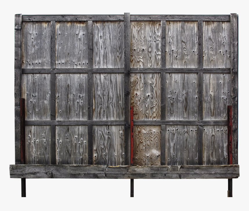 Billboard, Back, Boards, Wood, Battens, Weathered - Billboard Back, HD Png Download