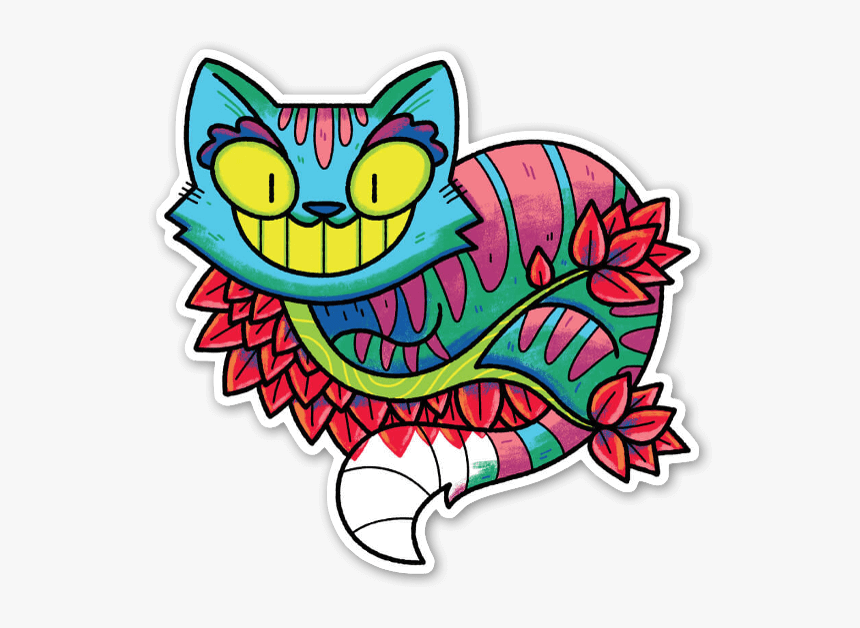 Cheshire Cat Sticker, HD Png Download