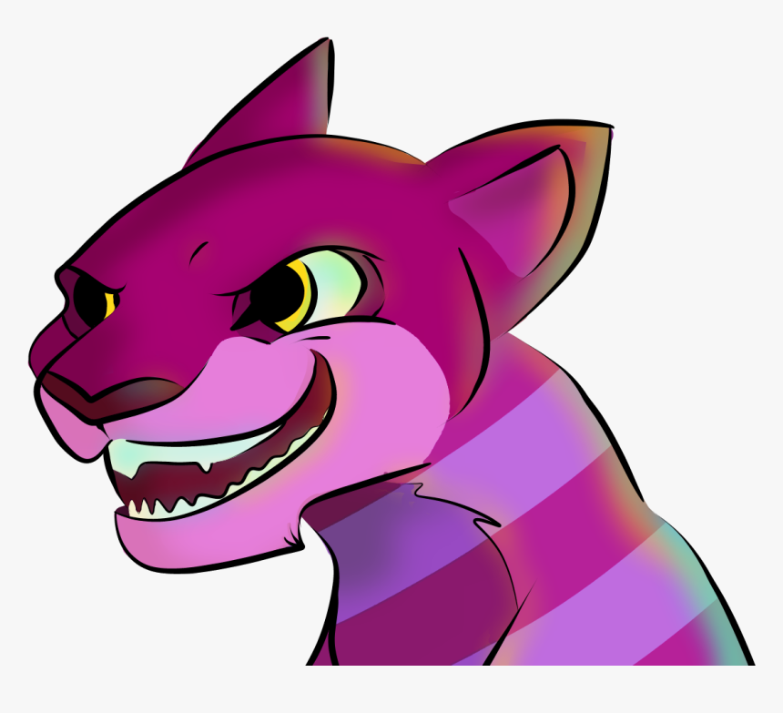 Cheshire Cat Style Swap - Cartoon, HD Png Download