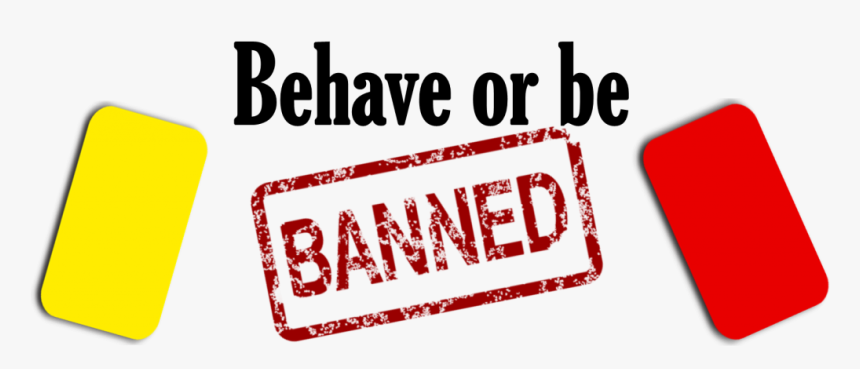 Banned Cards - Red Card And Yellow Card Rules, HD Png Download