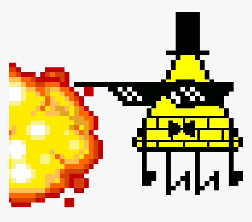 Pixel Art Bill Cipher, HD Png Download