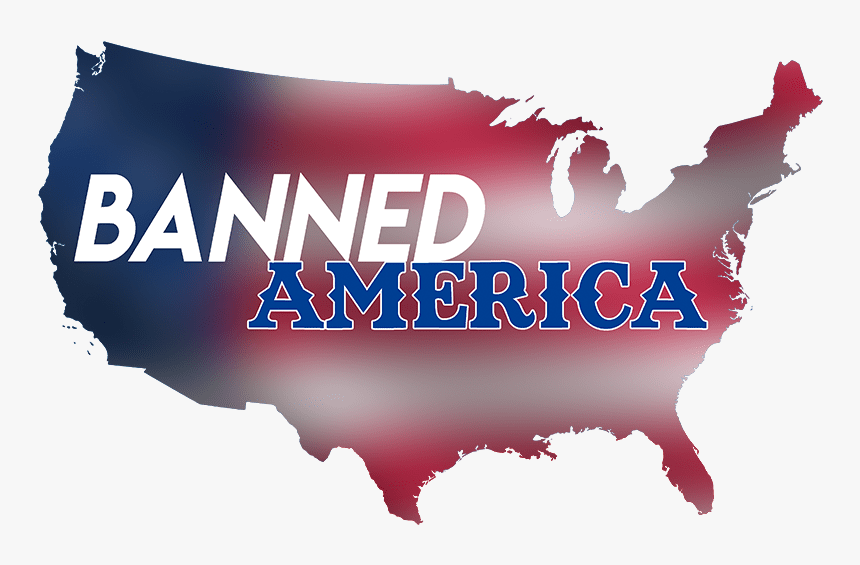Banned America - 2016 Election Map Purple, HD Png Download
