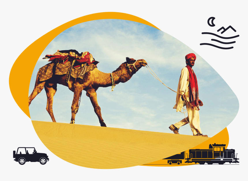 Reaching Shiva Camel Safari Jaisalmer - Tourism Rajasthan, HD Png Download