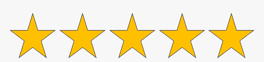 Clip Art Five Stars Png - Google 5 Star Review Png, Transparent Png