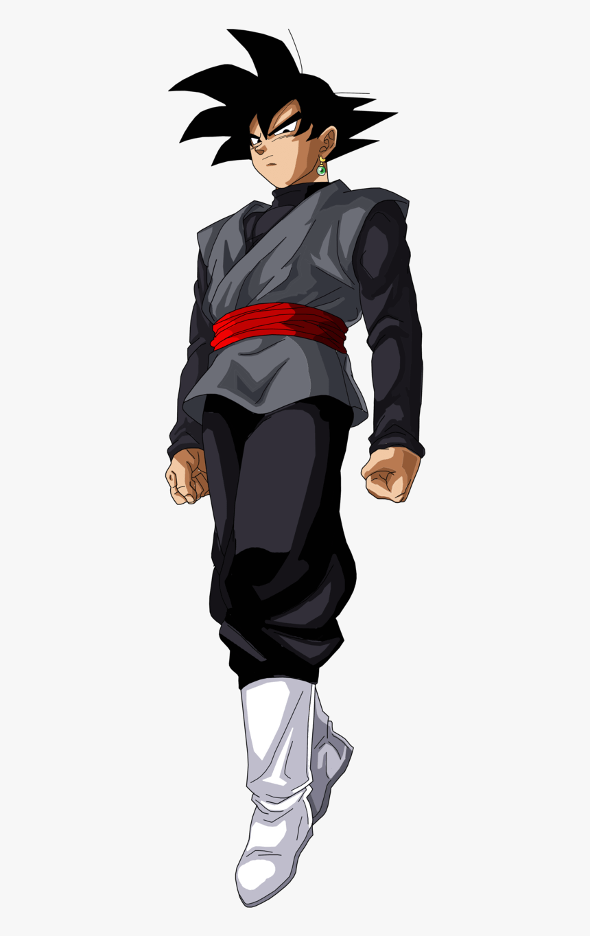 Black Goku Standing - Goku Dragon Ball Super Fusions, HD Png Download