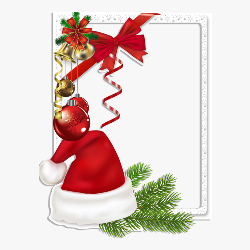 Christmas Frames With Santa, HD Png Download