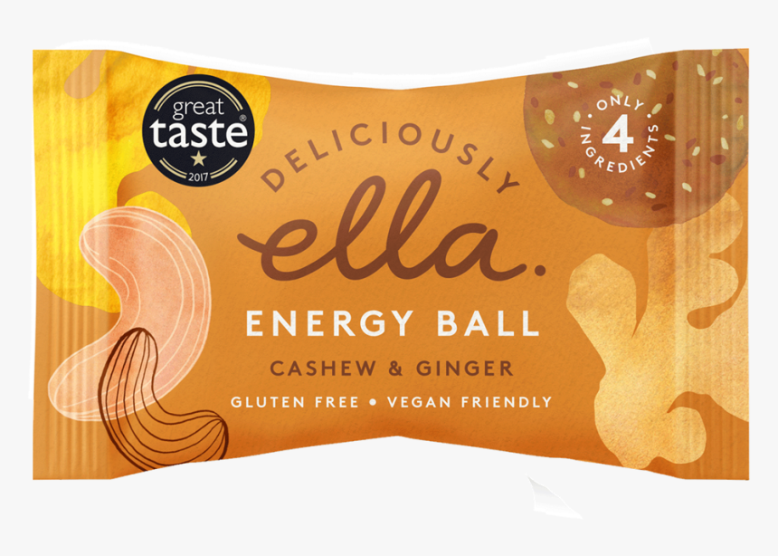Deliciously Ella Energy Ball 12x40g - Chocolate, HD Png Download