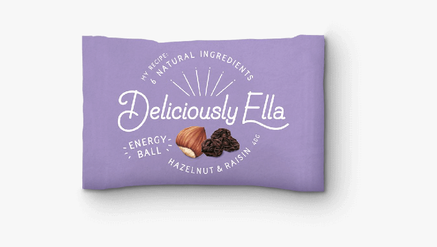 Deliciously Ella Hazelnut & Raisin Energy Ball 40g - Sea Snail, HD Png Download