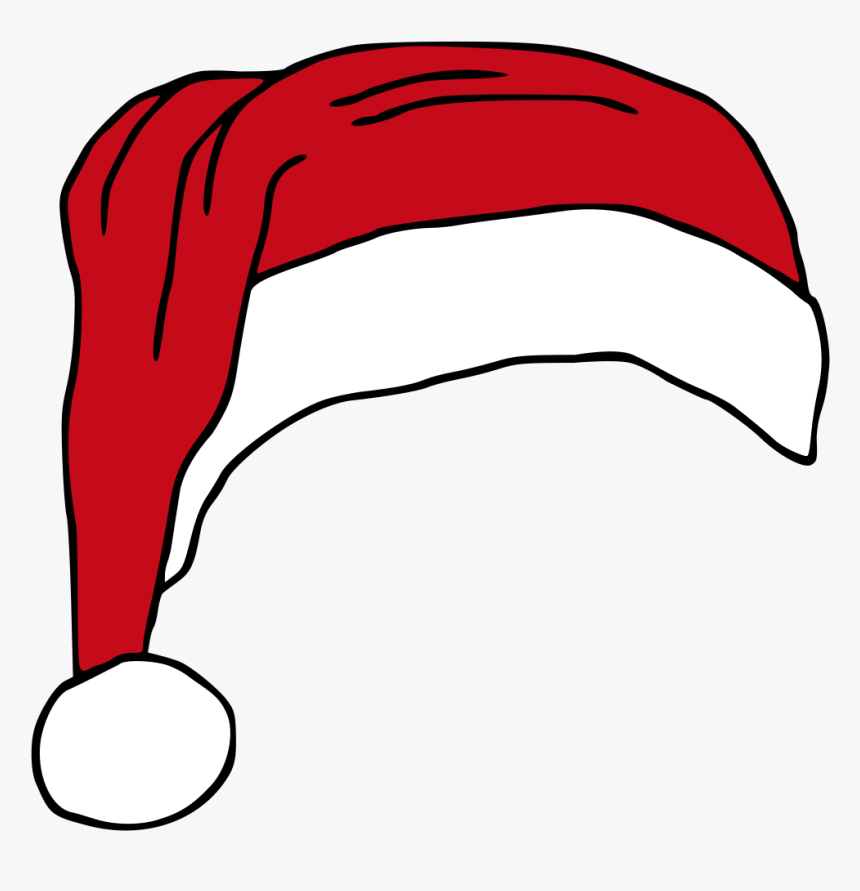 Transparent Santa Hat Clip Art - Santa Cap Vector Png, Png Download