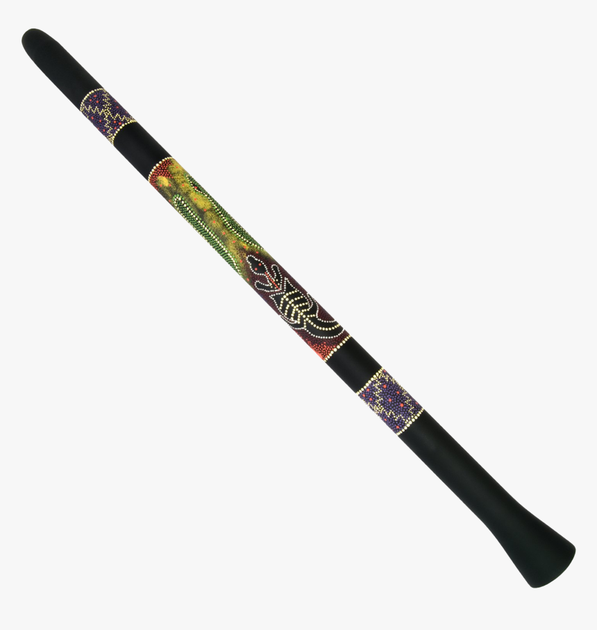 Black Didgeridoo With Patterns Png Image - Vapor Flylite Griptac Stick Senior, Transparent Png
