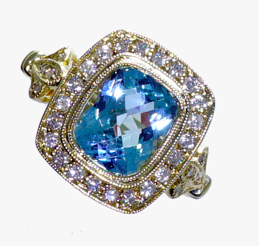 Topaz-ring - Diamond, HD Png Download