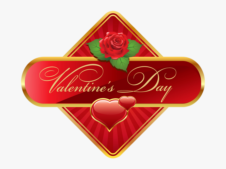 Clipart Rose Valentines - Portable Network Graphics, HD Png Download