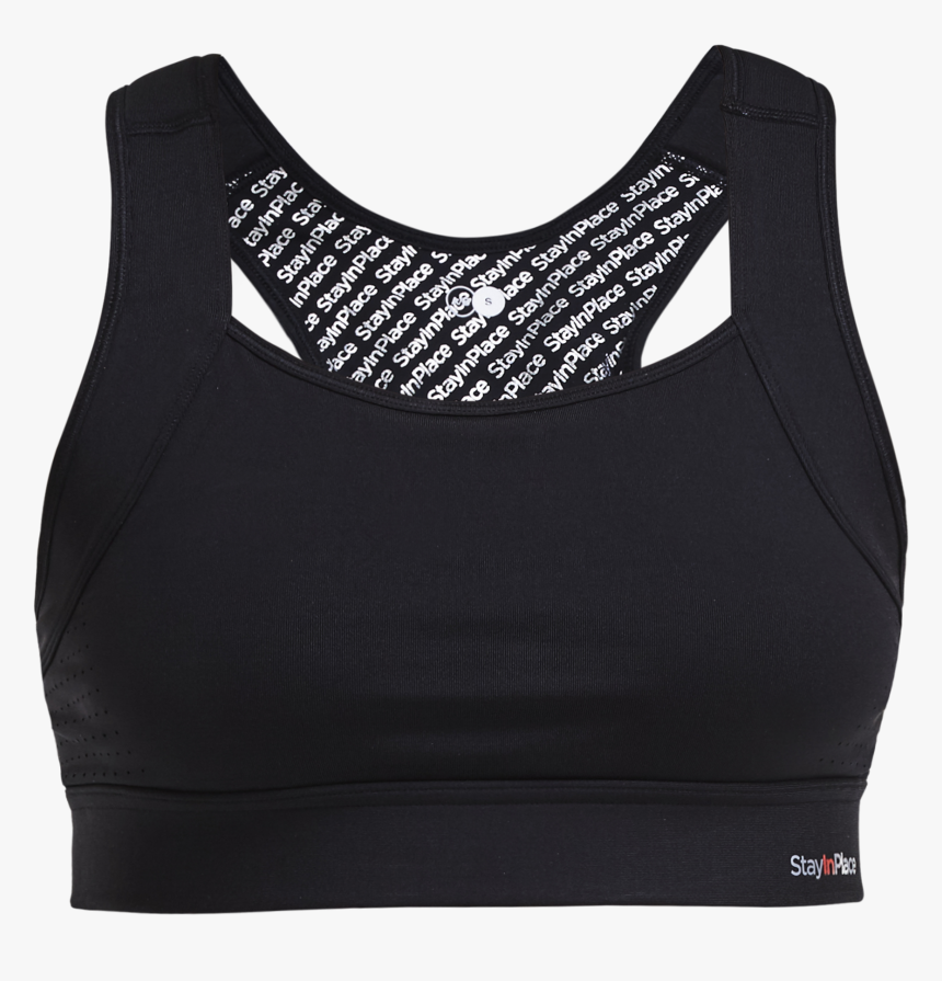 Stability Bra C/d, Black - Vest, HD Png Download